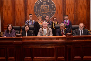 Outstanding volunteers selected by legal services providers with the Hawaii Supreme Court